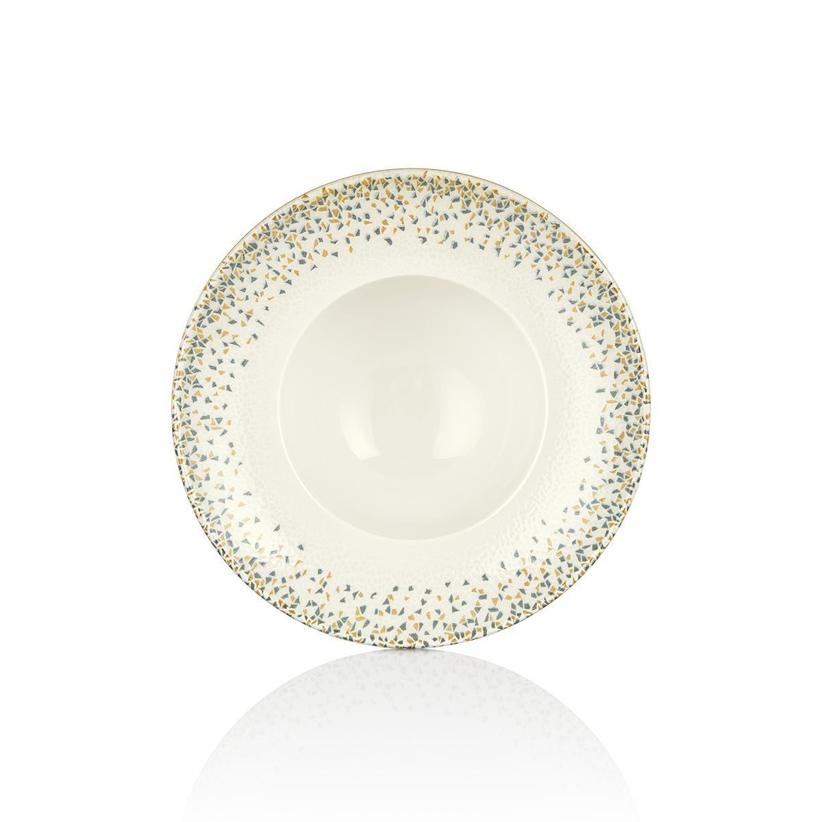 Тарелка глубокая d=23 cм,450мл.фарфор,серия «TESSERA», By Bone