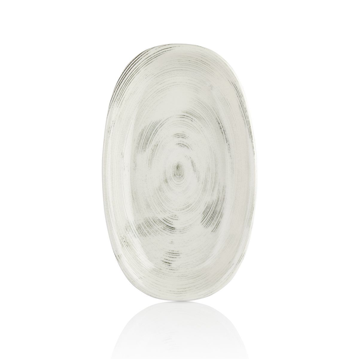 Блюдо овальное 29*17см, фарфор ,«Falme Grey» By Bone