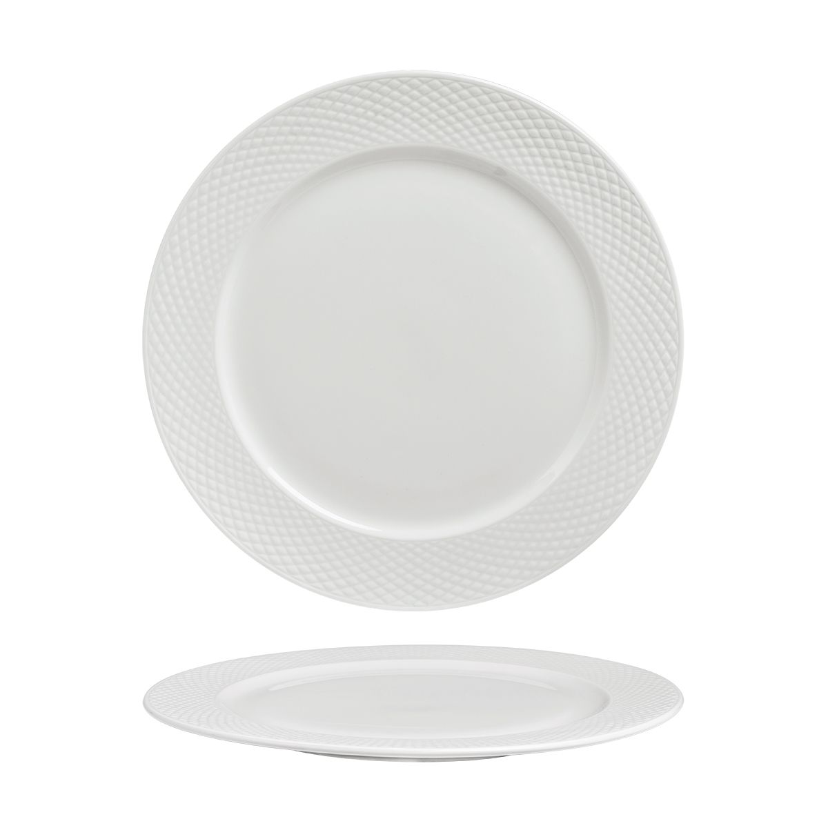 Тарелка круглая 25 см,фарфор «NOBLE» серия «IMPRESS»