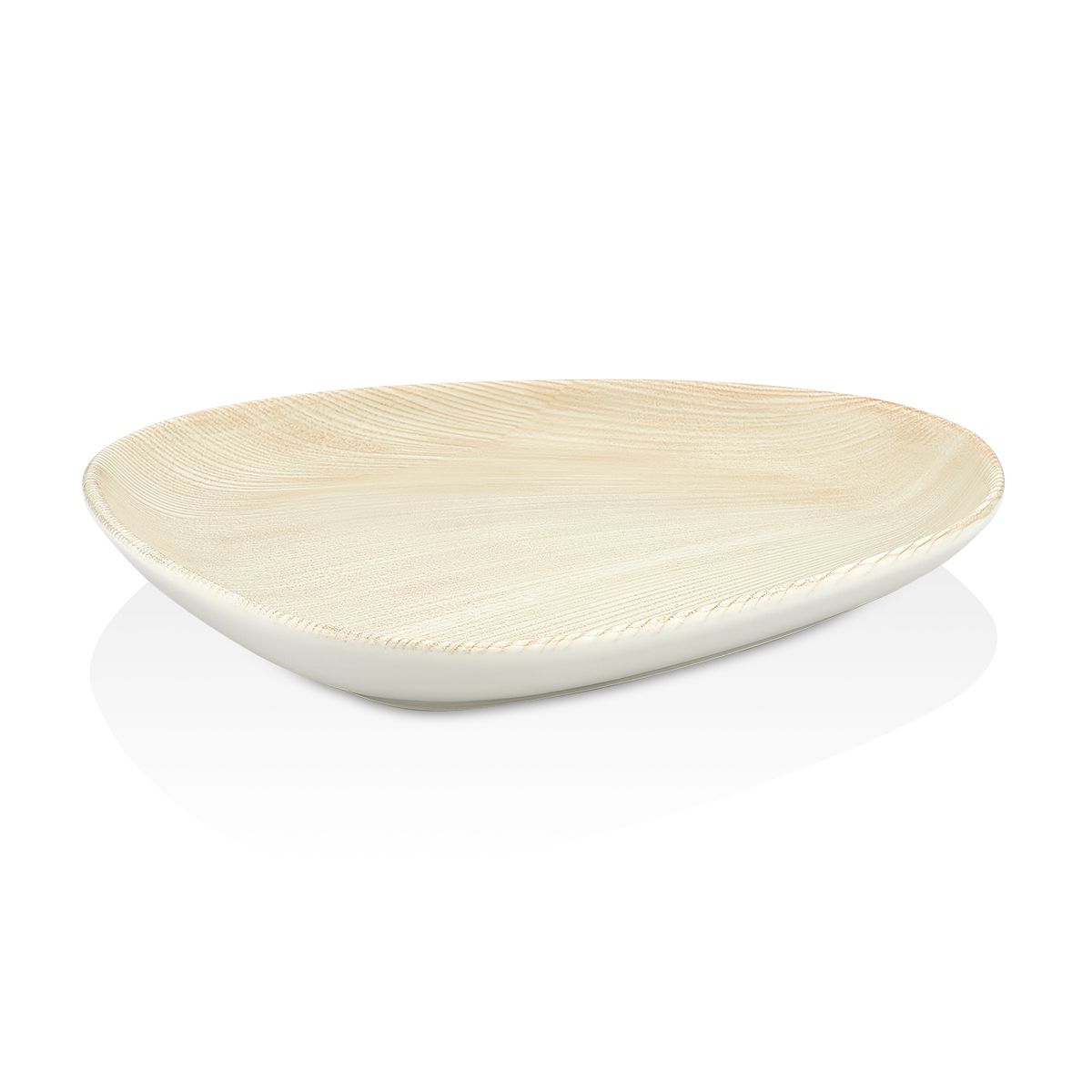 Тарелка мелкая 26*22,5 см,фарфор,серия «Island Velho», By Bone