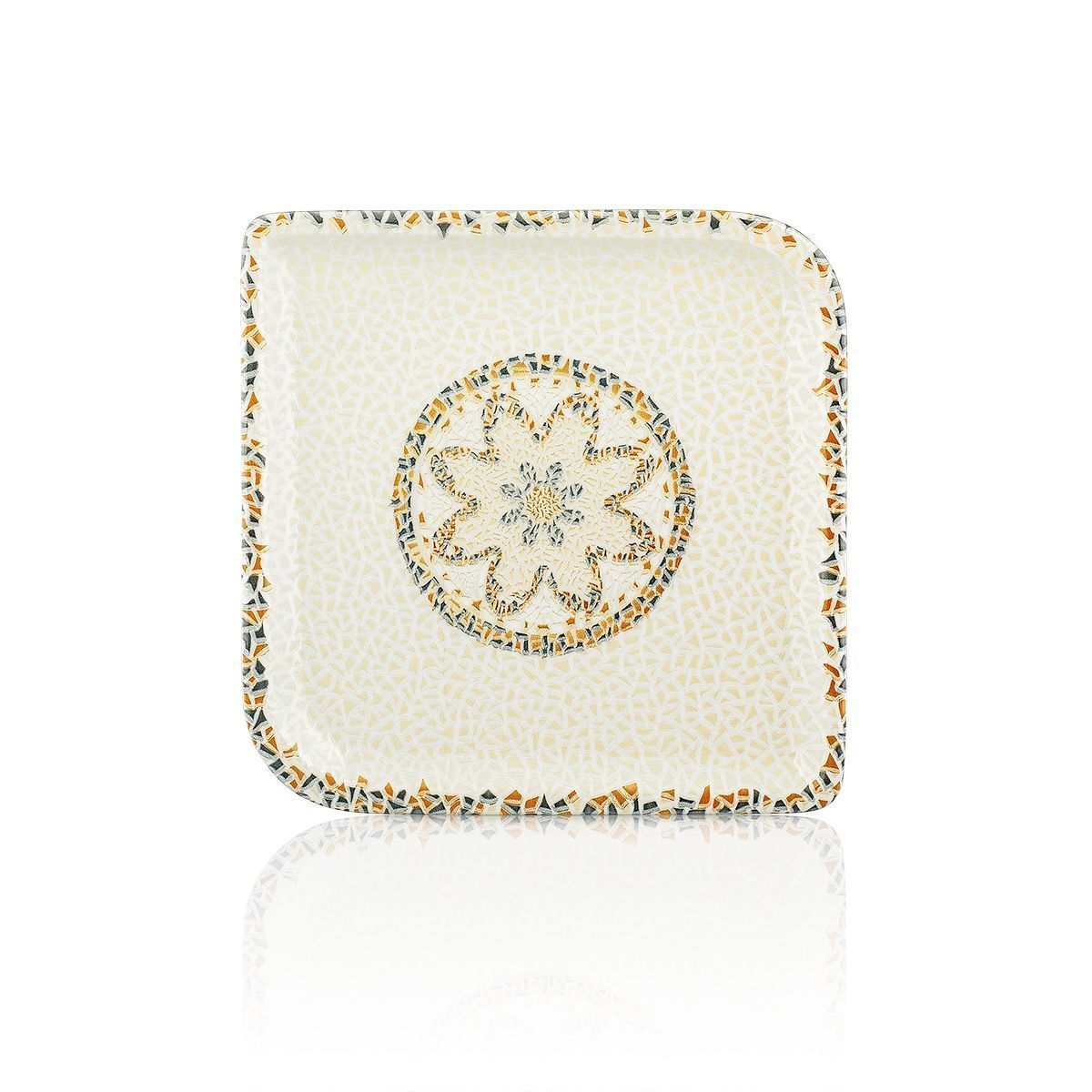 Тарелка квадратная 15*15 cм,фарфор,серия «TESSERA», By Bone