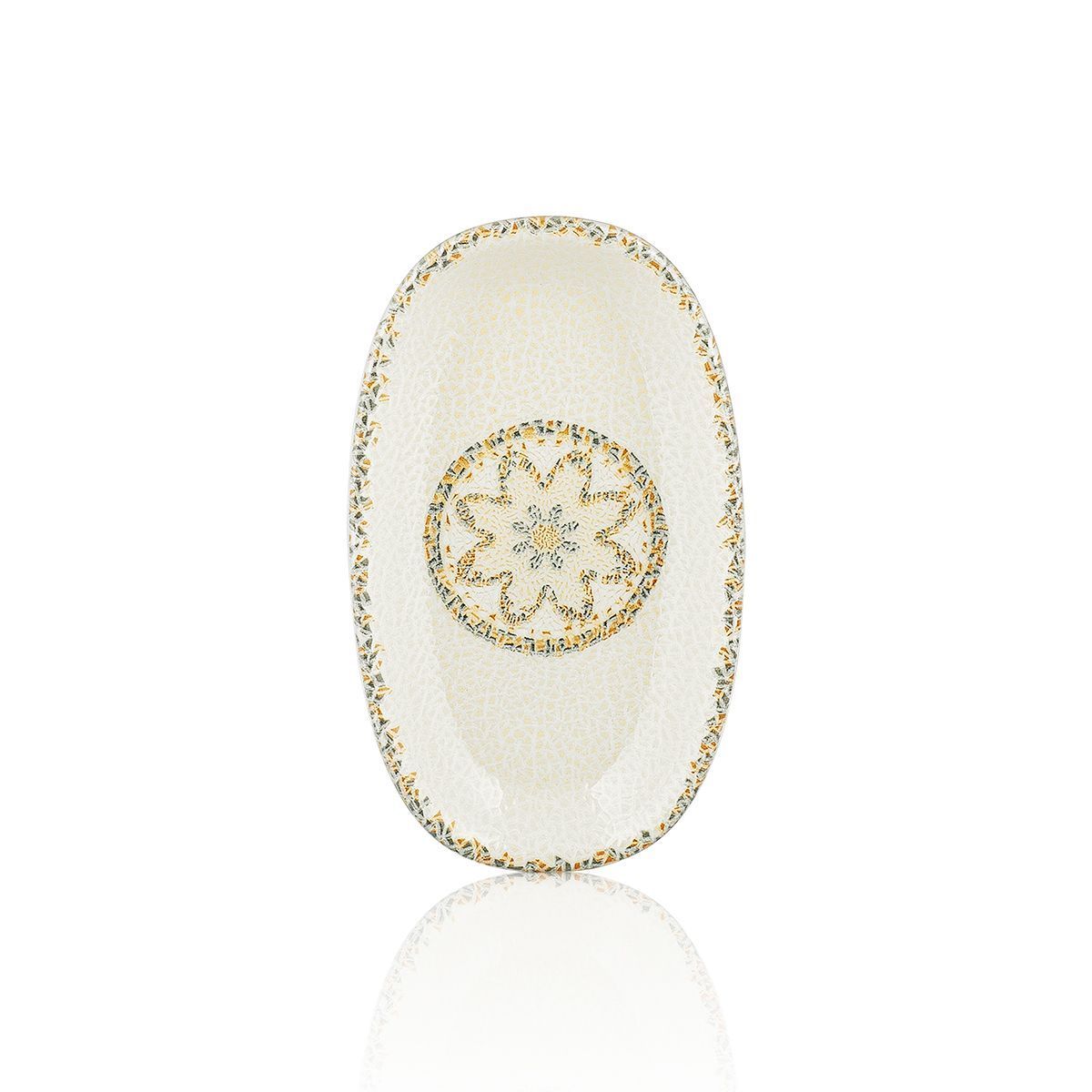 Блюдо овальное l=24*14.5 cм,фарфор,серия «TESSERA», By Bone
