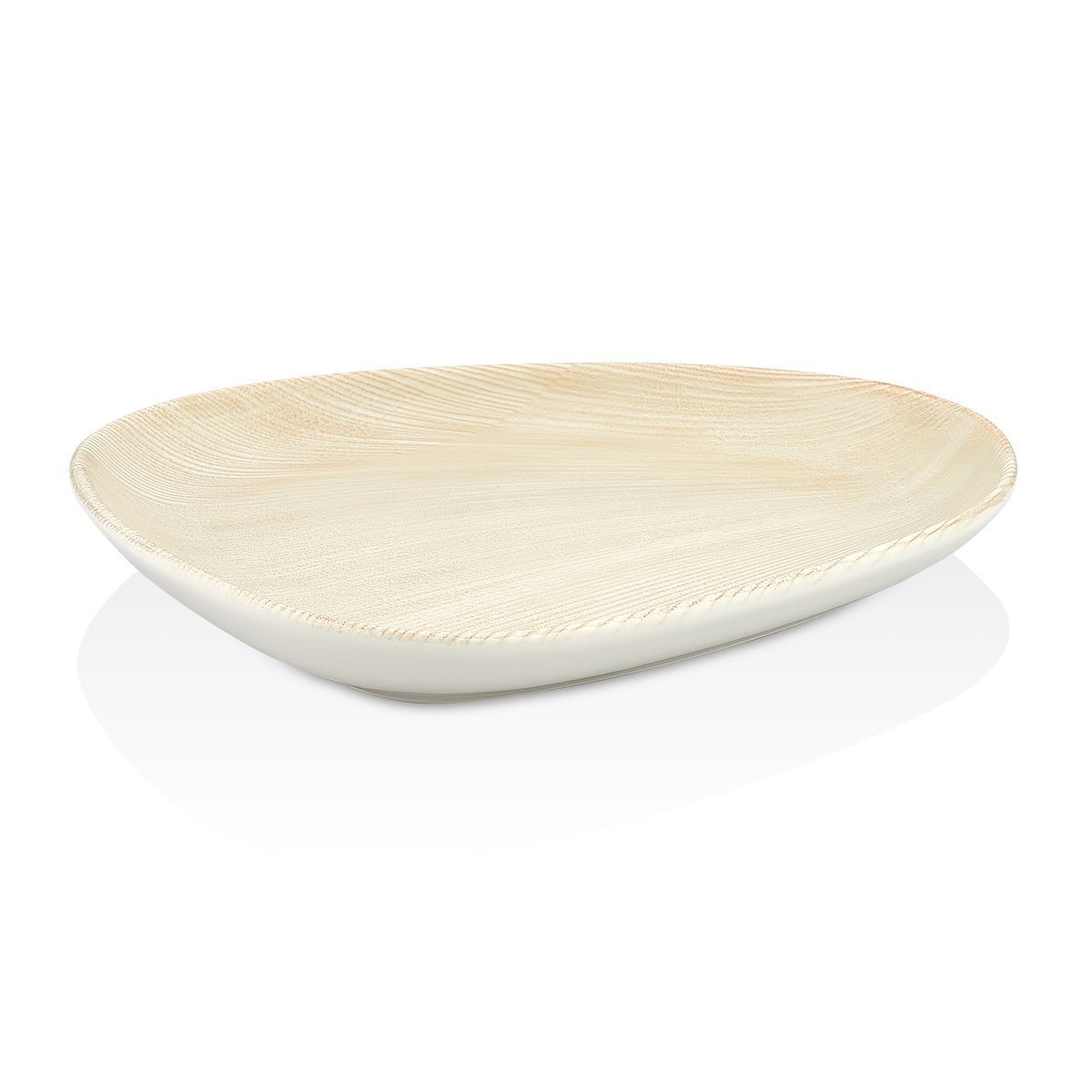 Тарелка мелкая 19*16,5 см,фарфор,серия «Island Velho», By Bone