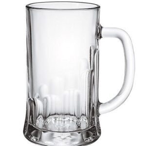 Кружка пивная «Пит»;стекло;650мл;D=86/95,H=160,B=130мм;прозр.