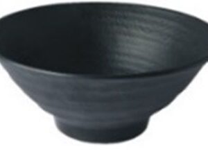 Миска под лапшу черная, 1,3 л, меламин, d=21 см, h=8 см, P.L.