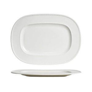 Блюдо овальное 33 cм,фарфор «NOBLE» серия «LUXE»