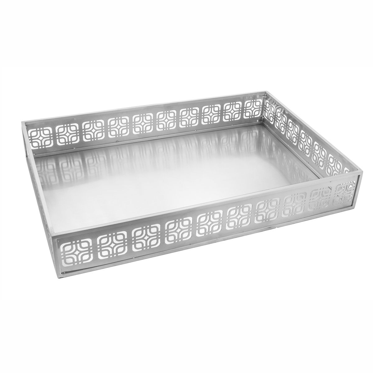 Корзинка,поднос металлический 49*34*8 см P.L.--Hotelware