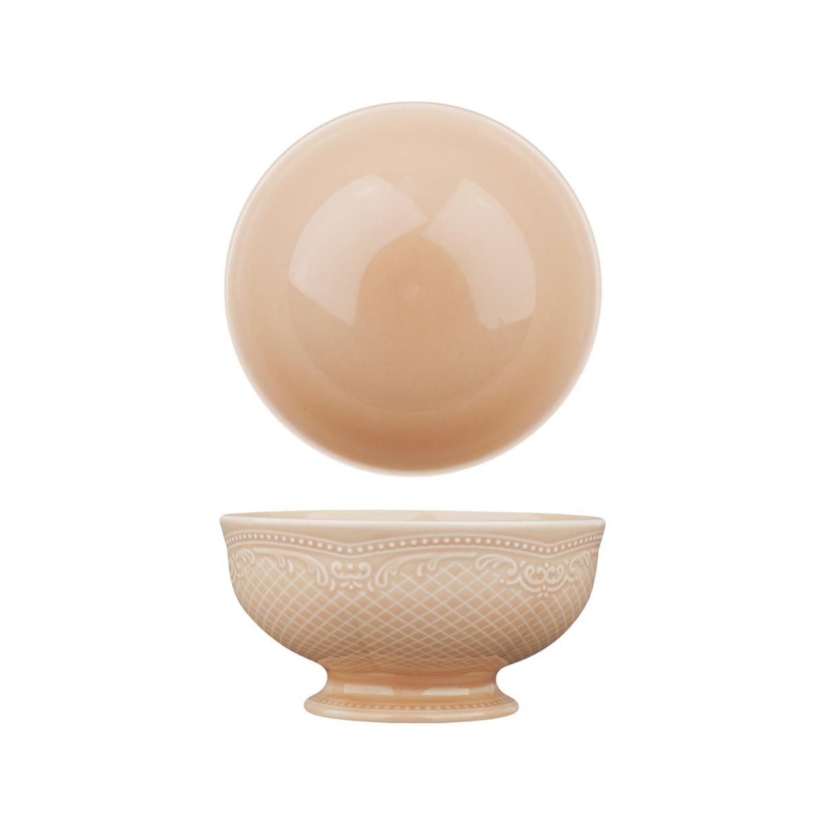 Салатник 12 см, фарфор,серия «Aristocrat-Peach Tea», Noble