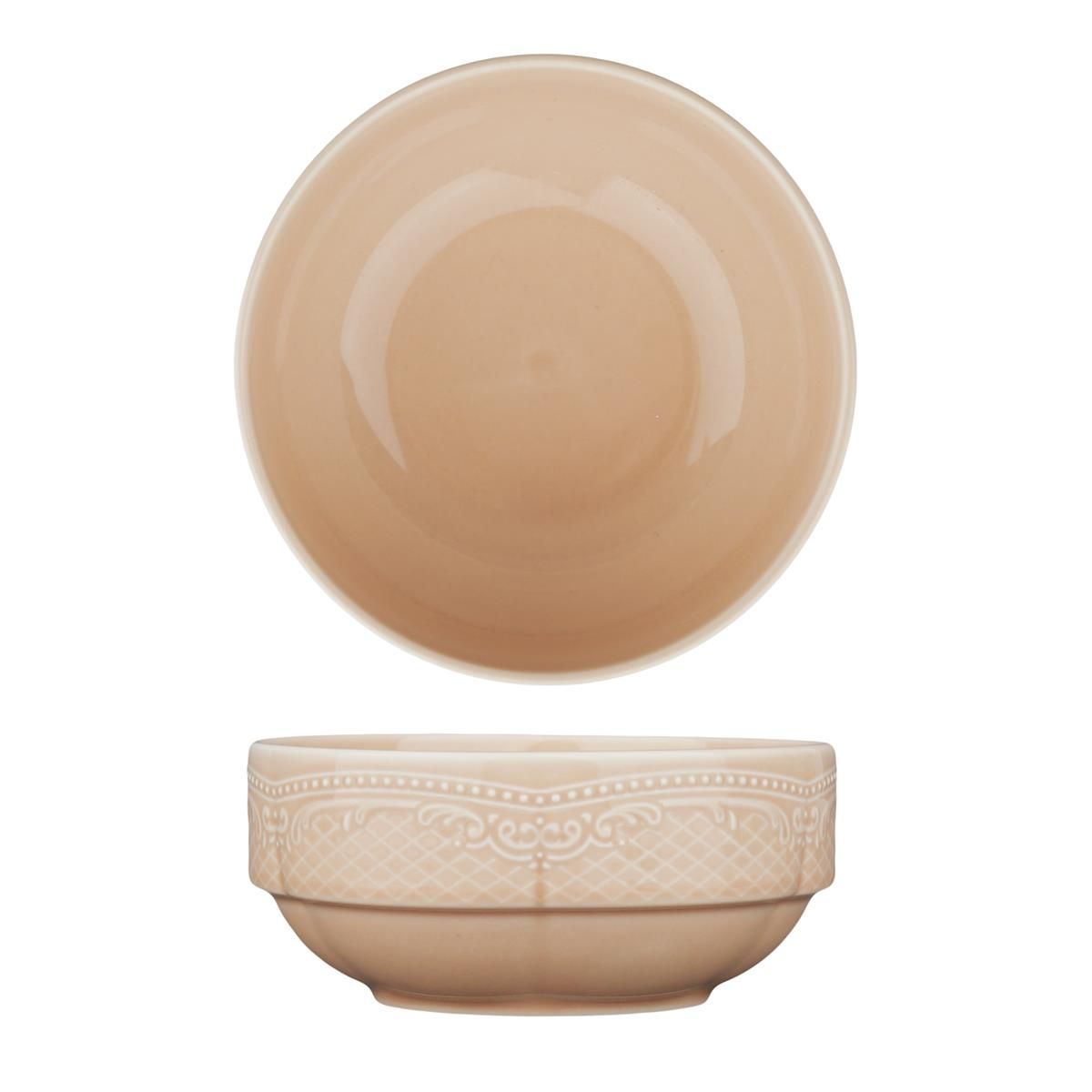 Салатник 12 см, фарфор,серия «Aristocrat-Peach Tea», Noble