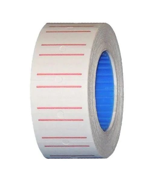 Лента маркировочная с красной полосой 21.5*12 (10рул.)