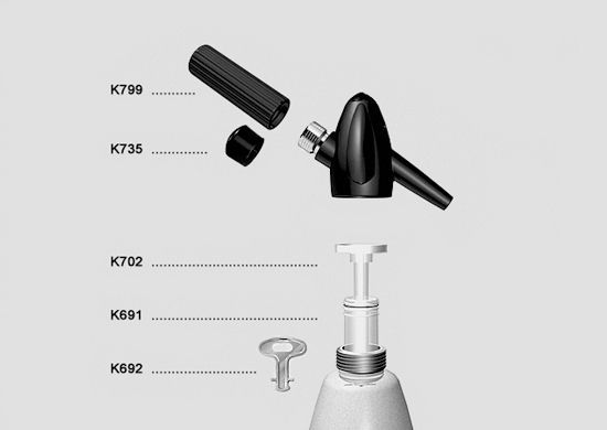 Kayser (Австрия) Трубка для сифона (К702) /1/