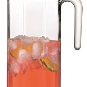 Pasabahce (Россия) Кувшин 1 л. d=92 мм. h=250 мм. с красной крышкой Кошем /6/288/