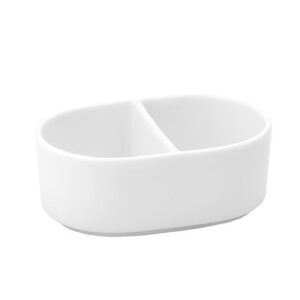 Ariane (Индия) Емкость для пакетированного сахара на 2 отсека 75 мл. 11*4*7 см. Белый Ариан /1/12/