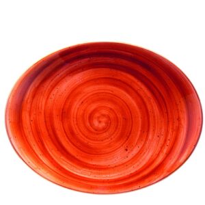 Bonna (Турция) Блюдо овальное 360*280 мм. Терракота, форма Мув Bonna /1/6/348/