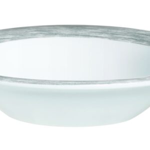 ARC (Франция) Блюдце d=120 мм. 110 мл. для десерта глубокое серый край Браш /1/6/36/