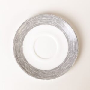 ARC (Франция) Блюдце d=140 мм. серый край Браш (чашка 53485) /1/6/48/