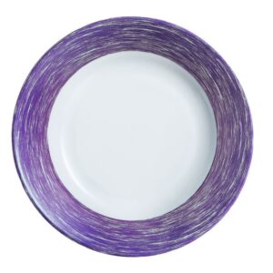 ARC (Франция) Тарелка d=254 мм. сиреневый край Браш /1/6/24/