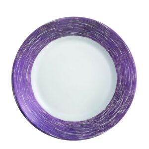 ARC (Франция) Тарелка d=225 мм. глубокая сиреневый край Браш /1/6/24/