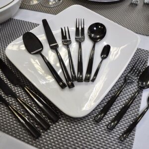 Pintinox (Италия) Вилка столовая Инфинито Блэк 18/10 3 мм 21 см. Pinti /12/