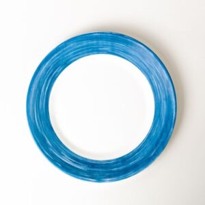 ARC (Франция) Тарелка d=254 мм. синий край Браш (P3946) /1/6/24/