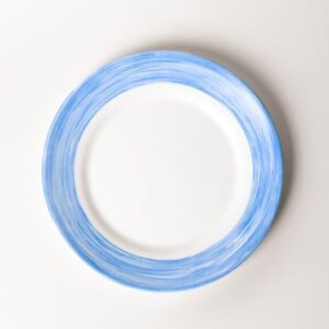 ARC (Франция) Тарелка d=254 мм. голубой край Браш /1/6/24/