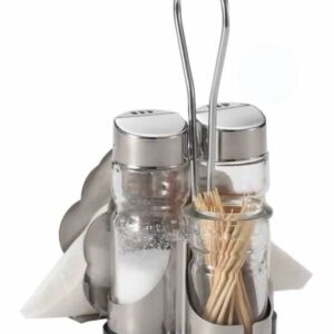 Набор для специй (Китай) Набор для специй 2 пр.+ салфетница, стаканчик для зубочисток /1/12/