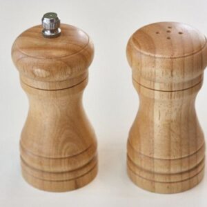 Мельница (Китай) Мельница для перца + солонка h=10 см. (светлое дерево) /1/24/48/