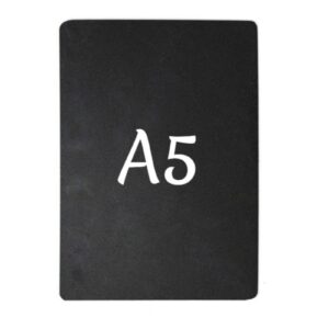 Ценник (Россия) Ценник 210*148 мм. А5 меловой черный без подставки /1/