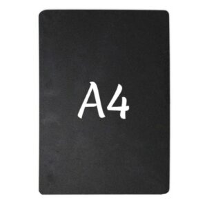 Ценник (Россия) Ценник 297*210 мм. А4 меловой черный без подставки /1/