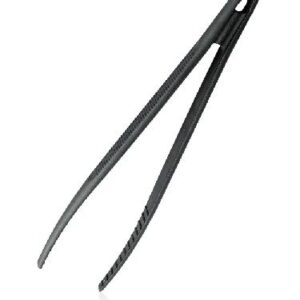 Пластик (Китай) Щипцы (пинцет) 28 см. прямые пластик. черные /1/24/144/