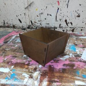 Дерево (Россия) Корзинка для подачи 120*120 мм. h=100 мм. дерево (РС15) /1/