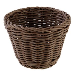 APS (Германия) Корзина для хлеба круглая d=13,5 см. h=10 см. коричневая полиротанг APS /1/100/