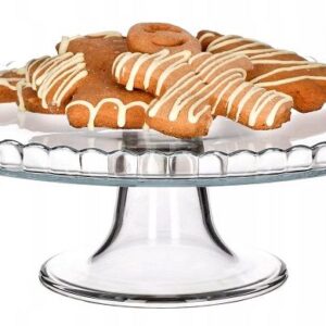 Pasabahce (Россия) Подставка для торта d=28 см. h=9 см. на ножке бортик вверх стекло Патисери (1022686) /1/4/96/