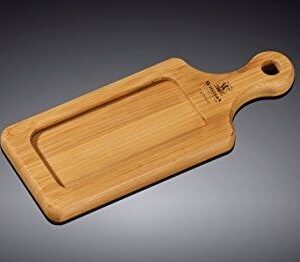 Wilmax (Англия) Доска для подачи прямоуг. 160*60 мм. с ручкой, бамбук Wilmax /1/10/120/