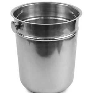 MGsteel Ведро для шампанского 7,3 л. нерж. d=220/160 мм. h=255 мм. с ручками для 1-й бутылки MGsteel /1/6/24/