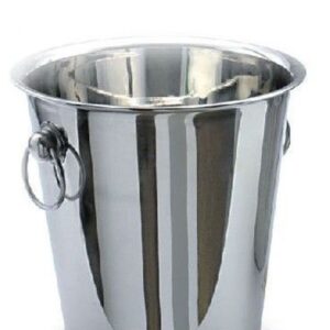 MGsteel Ведро для шампанского 4 л. нерж. d=210/130 мм. h=205 мм. с кольцами для 1-й бутылки MGsteel /1/6/24/