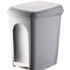 Пластик (Россия) Ведро педальное 7 л. пластик. цвет в ассорт. /1/4/