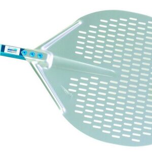 GI.METAL (Италия) Лопата для пиццы перфорир. d=36 см. l=150 см. алюм. Azzurra Gimetal /1/