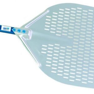 GI.METAL (Италия) Лопата для пиццы прямоуг. перфорир. 45*45 см. l=150 см. алюм. Azzurra Gimetal /1/