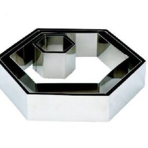 MGsteel Форма кондитерская «Шестиугольник» 24,5*28 см. h=5 см. нерж. MGsteel /1/48/