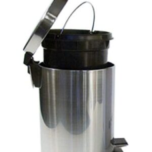 Нерж (Китай) Ведро педальное 5 л. нерж. /1/12/