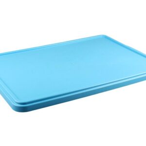 Пластик (Россия) Крышка для контейнера для теста 665*440*28 мм. (-20/+70), голубая, полипропилен (конт. 59357) /1/6/