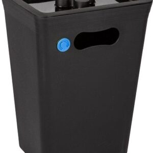 Пластик (Россия) Бак для мусора 10 л. 19,5*24,5*33,3 см. графит /1/7/