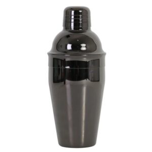 MGsteel Шейкер 0,45 л. 20 см. нерж. Европейский, черное покрытие Deluxe MGsteel /1/72/