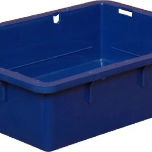 Ящики (Россия) Ящик 532*400*141 мм. сырк-твор. конусный сплошной, синий (крышка 65069) /1/144/