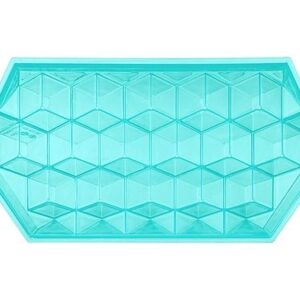 Пластик (Россия) Форма для льда на 16 ячеек 2,5*2,5 см. зеленая /1/30/