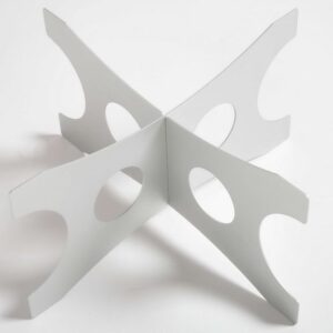 GI.METAL (Италия) Подставка для подносов для пиццы h=20 см. алюмин. Gimetal /1/