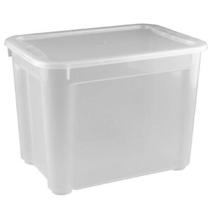 Пластик (Россия) Контейнер для продуктов прямоуг. 22 л. 38,9*27,5*28,6 см. п/п Кристалл /1/5/