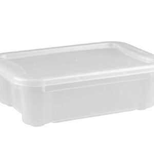 Пластик (Россия) Контейнер для продуктов прямоуг. 2,8 л. 27,3*19*8,8 см. п/п Кристалл /1/30/