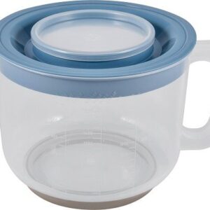 Пластик (Россия) Кувшин мерный 2,0 л. для миксера пластик. с крышкой цвет в ассорт. /1/9/